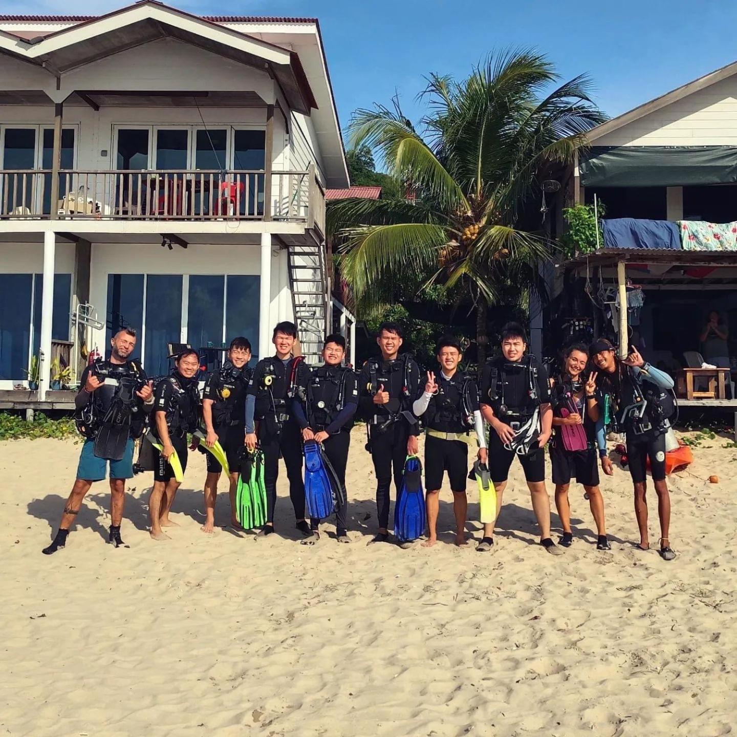 Tiongman Scubadive & Lodge Kampong Juara Dış mekan fotoğraf