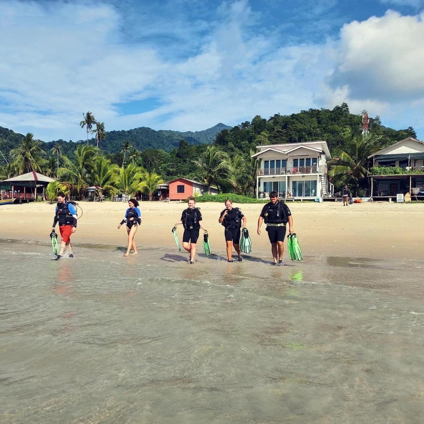 Tiongman Scubadive & Lodge Kampong Juara Dış mekan fotoğraf