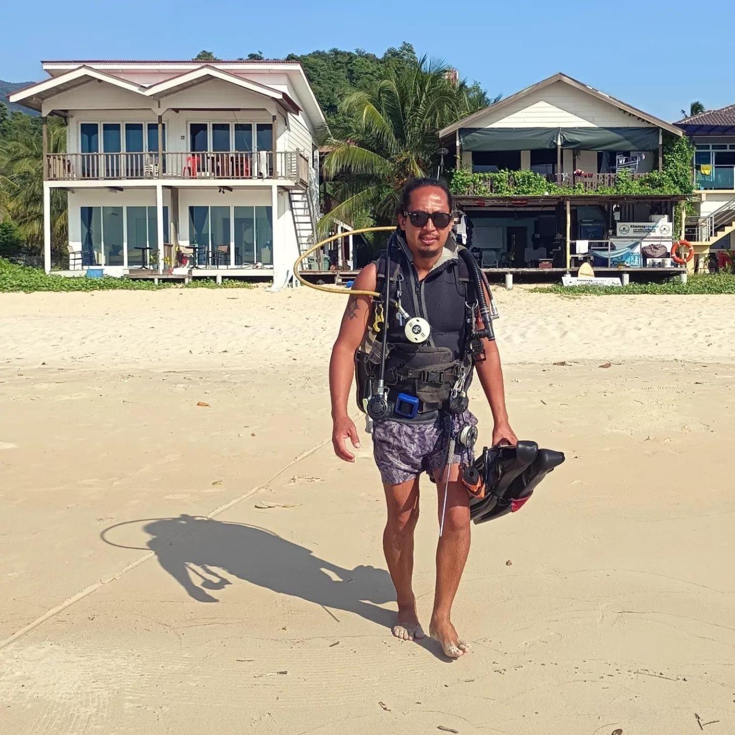 Tiongman Scubadive & Lodge Kampong Juara Dış mekan fotoğraf